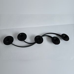 Black Candle Holder Decor